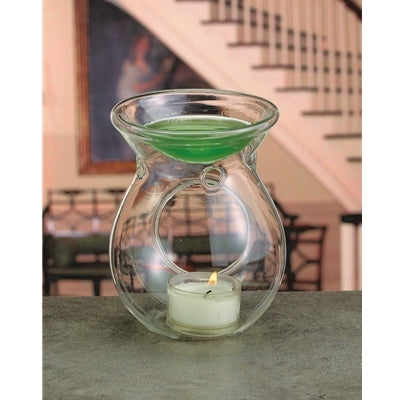 Clear Glass Wax Melt Burner for Tealight Candle