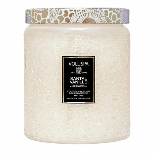 Santal Vanille Luxe Jar Candle 44 OZ