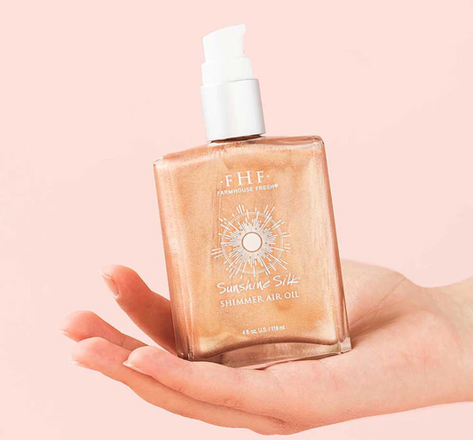 SUNSHINE SILK SHIMMER AIR OIL 4 + Clementine Body Oil 1.7 Oz