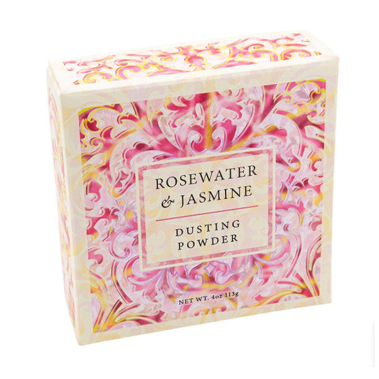 Rosewater Jasmine Powder with Puff 4 oz