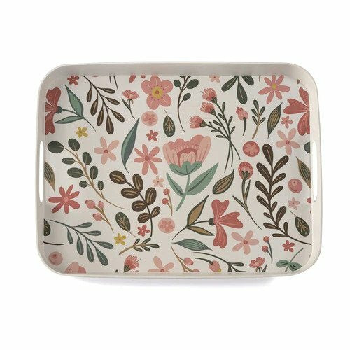 Ainsley Rectangular Melamine Tray, Multi