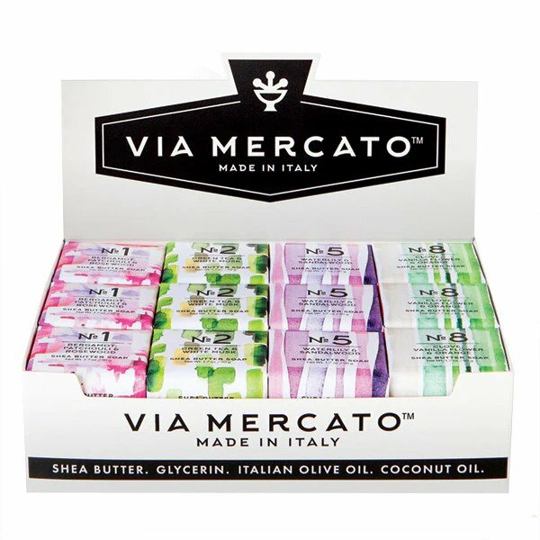 Via Mercato Mini Soap Assortment - No. 1, No. 2, No 5, & No. 8