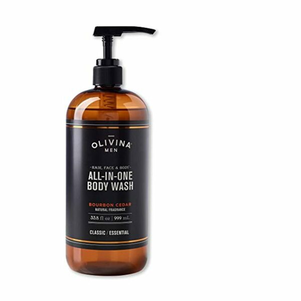 Bourbon Cedar Hair, Face and Body All in One Wash 33 oz