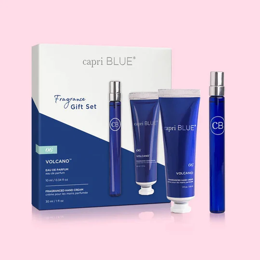 Set Volcano Eau de Parfum y Crema de Manos - Capri Blue gift set