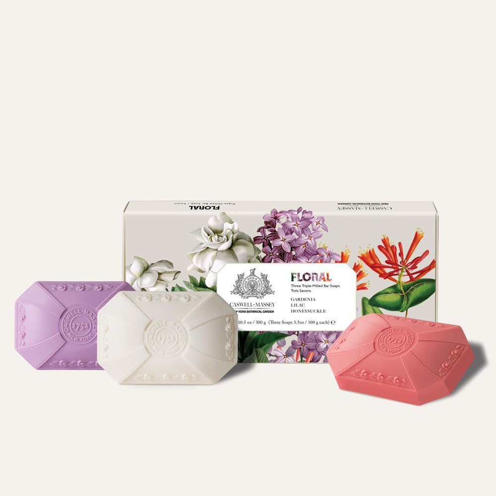 Trio Of Living Florals Soap gift set