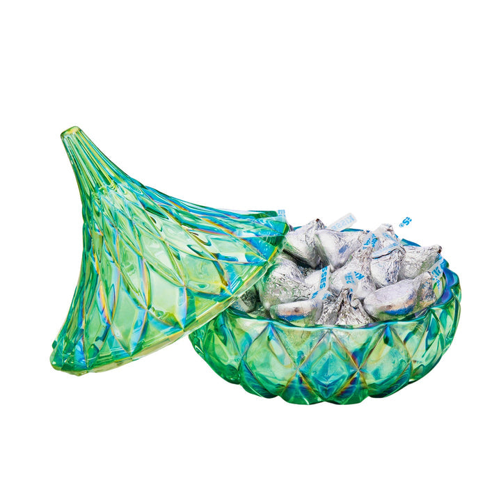 Hershey's Kisses Green Box /  tarro de dulces Hershey's Kisses.