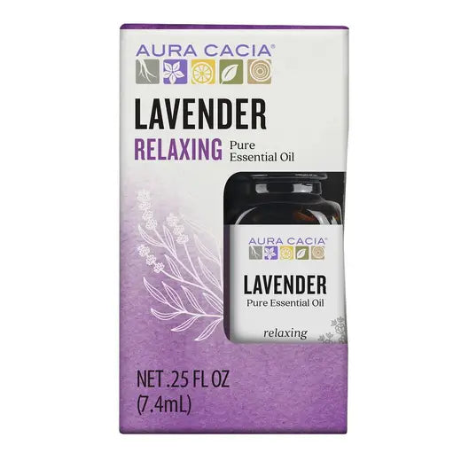 Aura Cacia Lavender Essential Oil, Boxed 0.25 fl. oz.