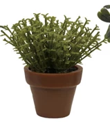 Faux Plant in Plastic Pot, 5 Styles
