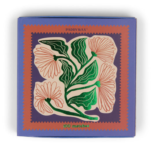 100 Jumbo Boxed Matches - Floral - Fósforos/Cerillas