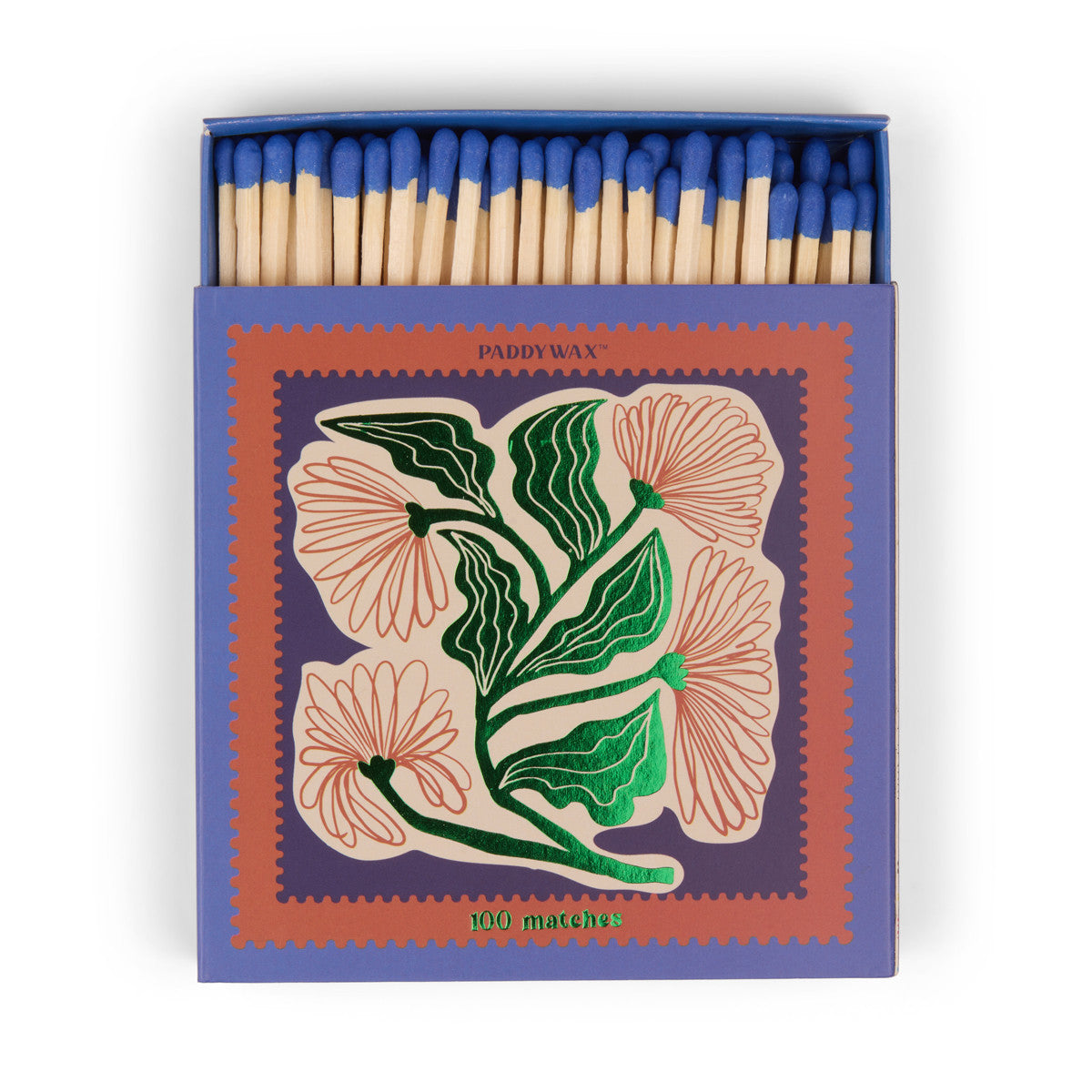 100 Jumbo Boxed Matches - Floral - Fósforos/Cerillas