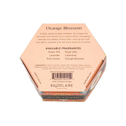 Orange Blossom Honey Soap - Jabón en Barra