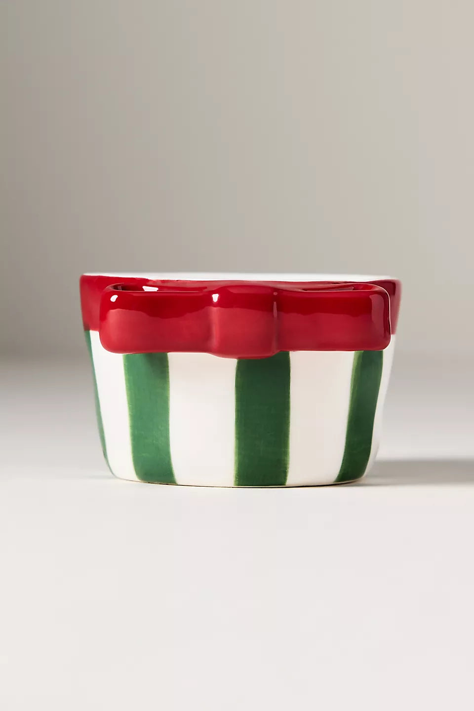 Bow Christmas Tidbit Bowl