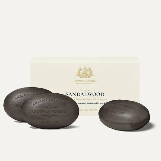 SANDALWOOD THREE-SOAP SET