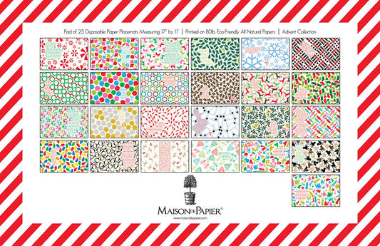 Placemat - Advent Placemat - Manteles Individuales