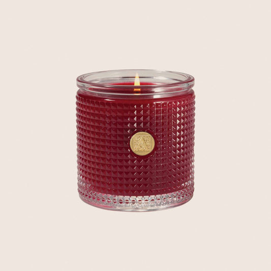 The Smell of Christmas - Textured Glass Candle