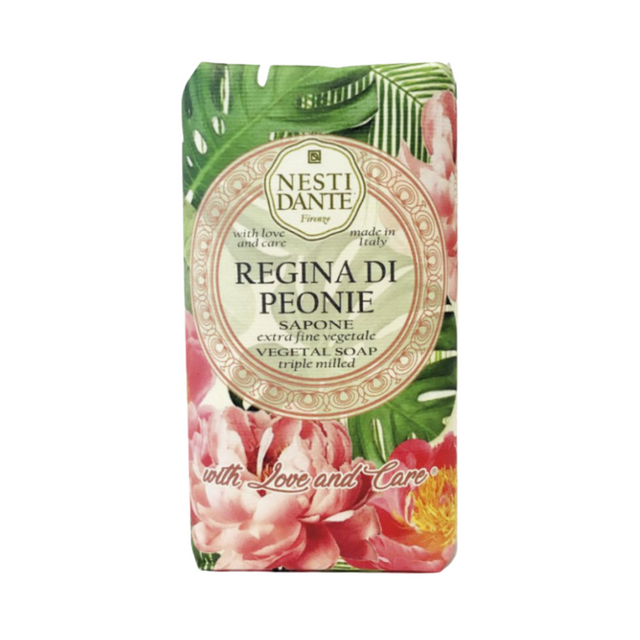 Love And Care Soap Bar - Regina Di Peonie - Jabón en Barra