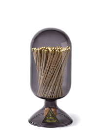 Match Cloche - Obsidian with Gold-Tipped Matches - Fósforos