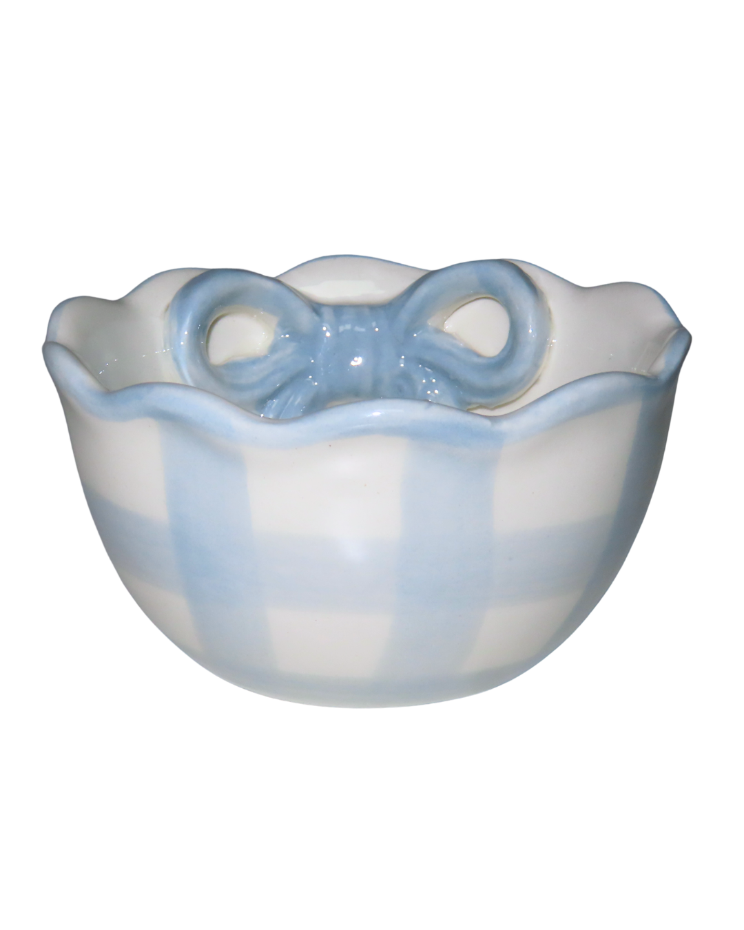 Bow Bowl Blue - Cuenco con Lazo Azul