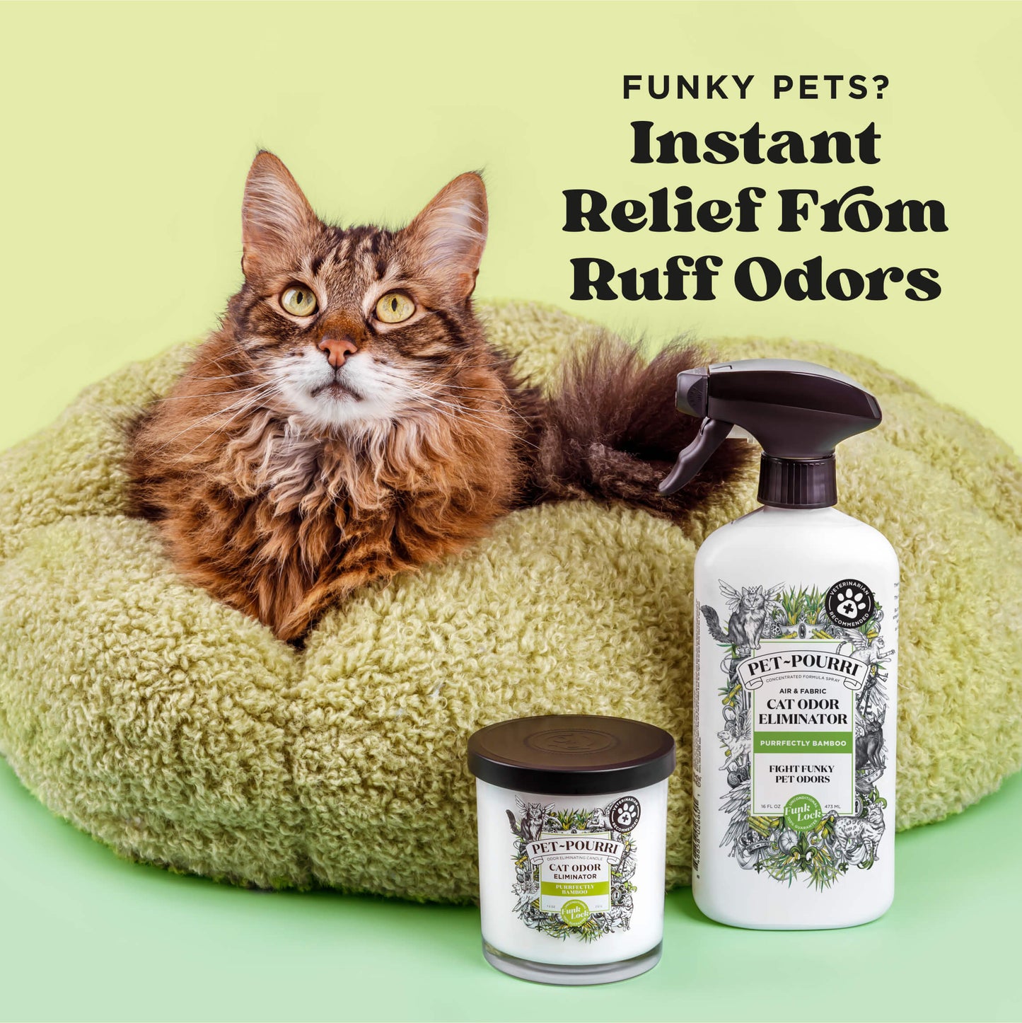 Purrfectly Bamboo bamboo + jasmine + pear 16 oz.