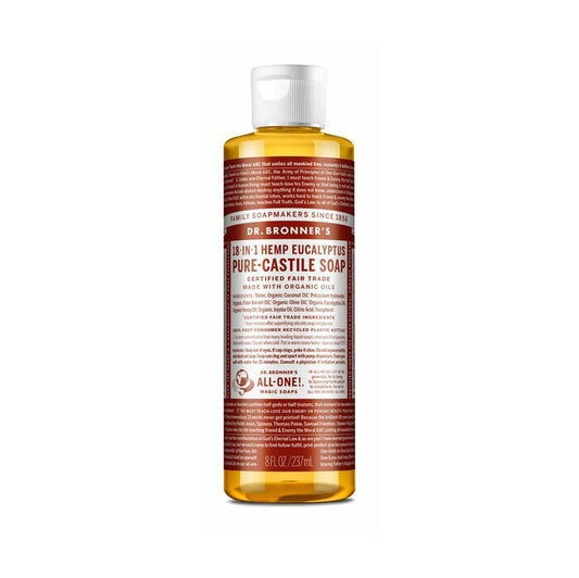 Organic Hemp Eucalyptus Liquid Soap 8 Oz