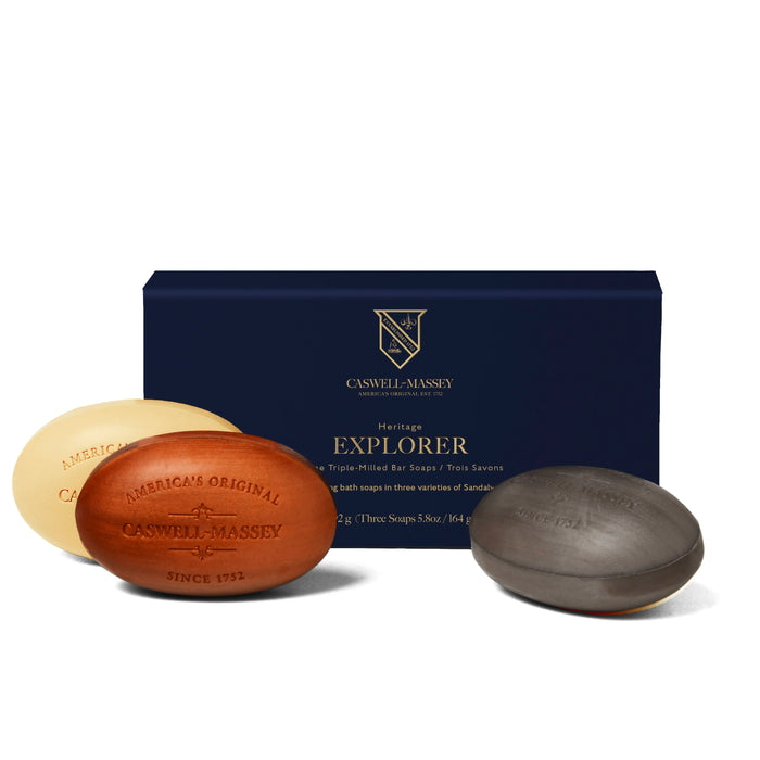 SANDALWOOD THREE-SOAP SET