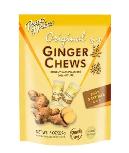 PRINCE OF PEACE ORIGINAL GINGER CHEWS 8 OZ