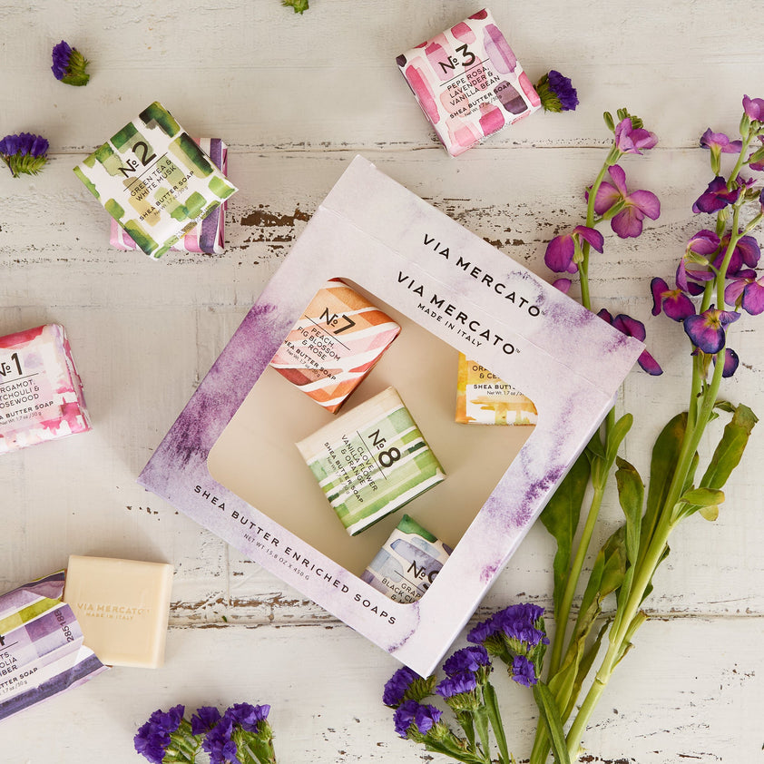 Via Mercato Mini Soap Set of 9 - Set de Regalo 9 Jabones