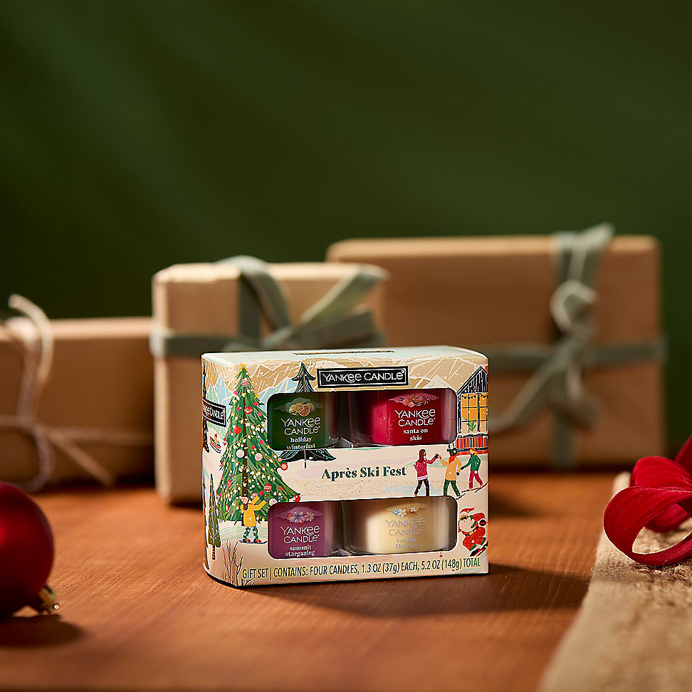 Après Ski Fest Gift Set - Set de Regalo de 4 Mini Velas