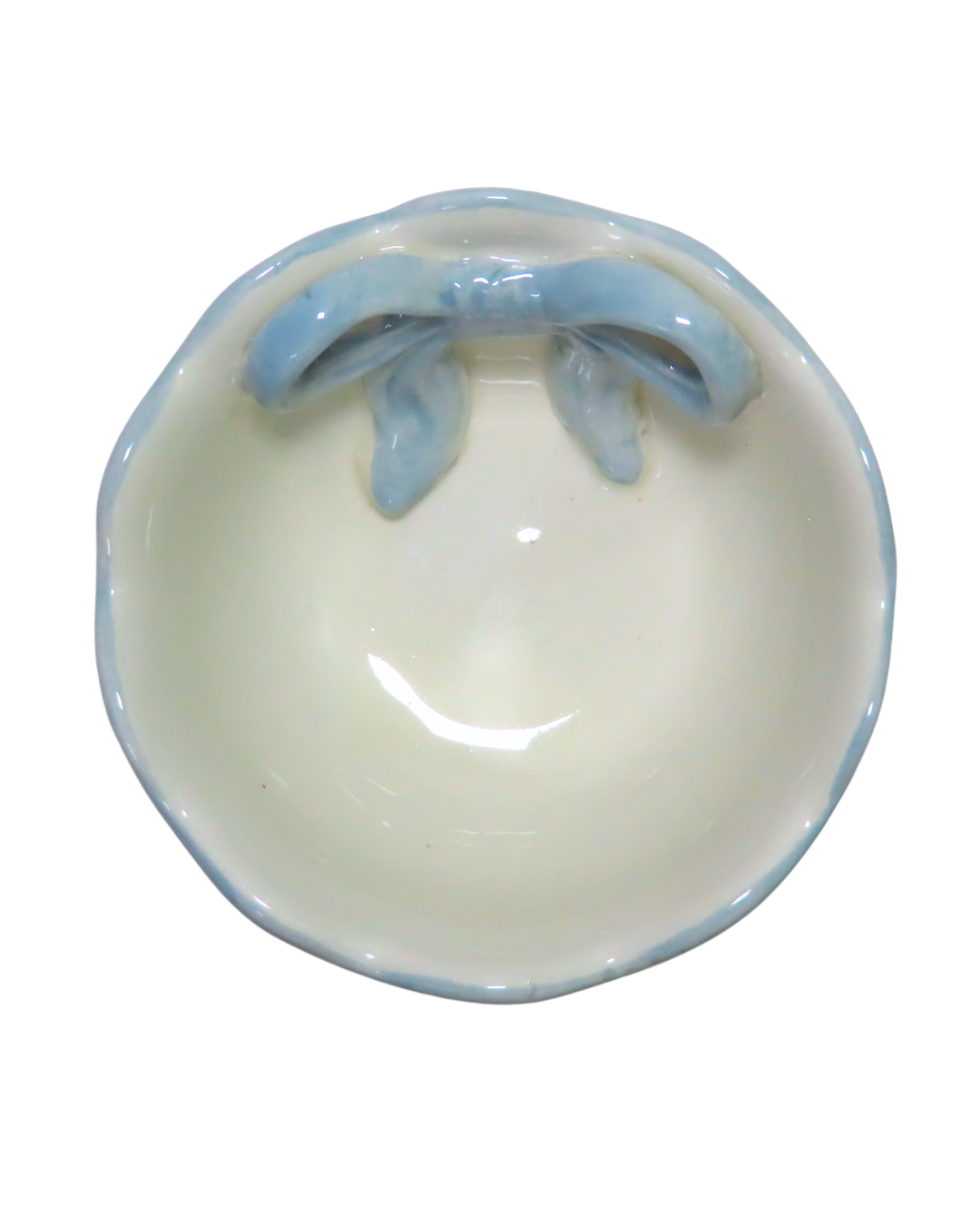 Bow Bowl Blue - Cuenco con Lazo Azul