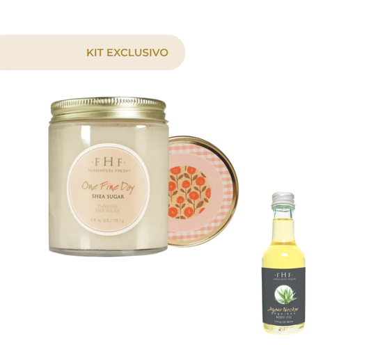 ONE FINE DAY SHEA SUGAR FACIAL + AGAVE NECTAR AGELESS BODY OIL 1.7OZ