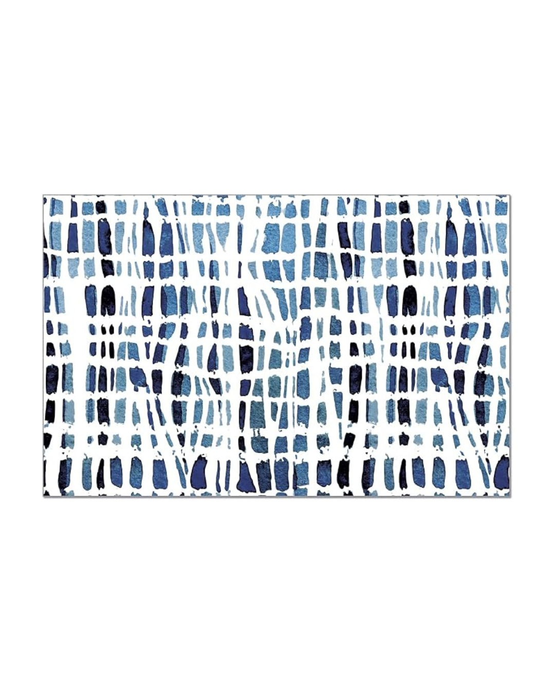 Indigo Wavy Lines Placemats - Manteles Individuales