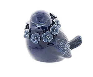 Ceramic Bird Navy - Pájaro de Cerámica