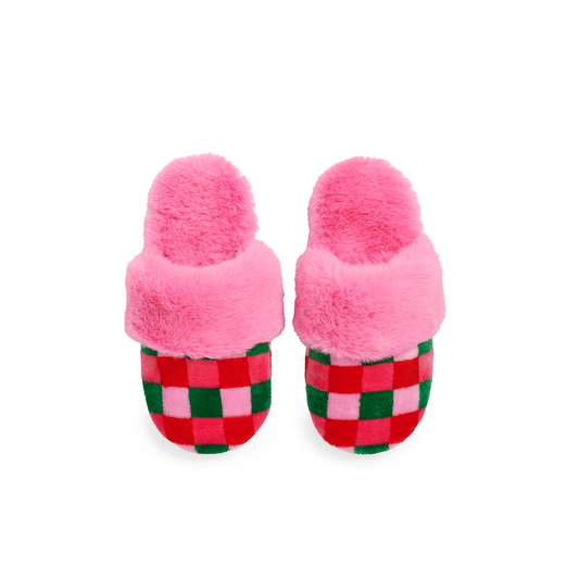 CHECKERED SLIPPERS MULTI