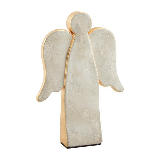 Large Gold Concrete Angel