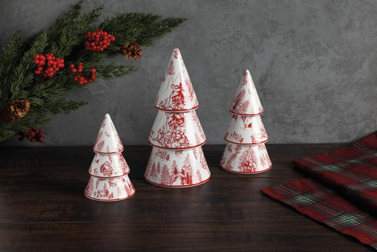 Large Toile Ceramic Tree