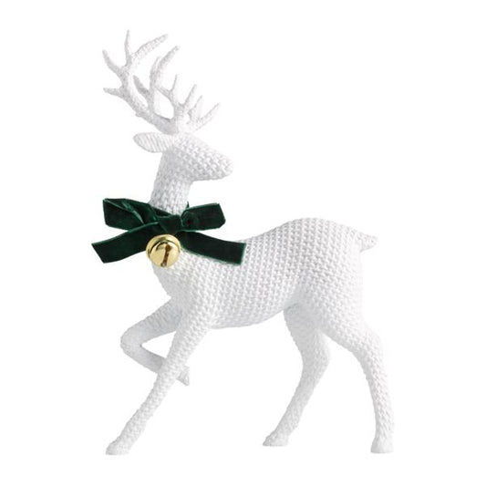 Large Resin White Deer