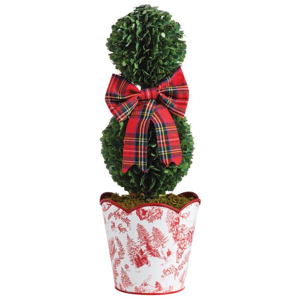 Small Toile Boxwood