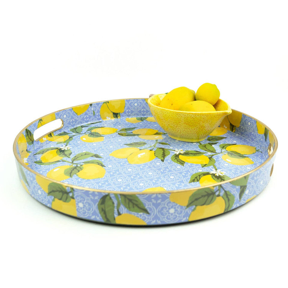 Round Tray - Lemon - Bandeja redonda