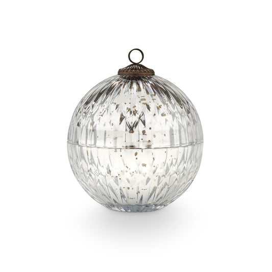 Balsam & Cedar Silver Mercury Ornament Candle