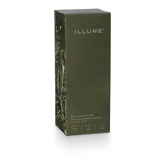 Difusor aromático recargable de bálsamo y cedro