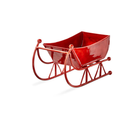 Vintage Sleigh Enamel Decor