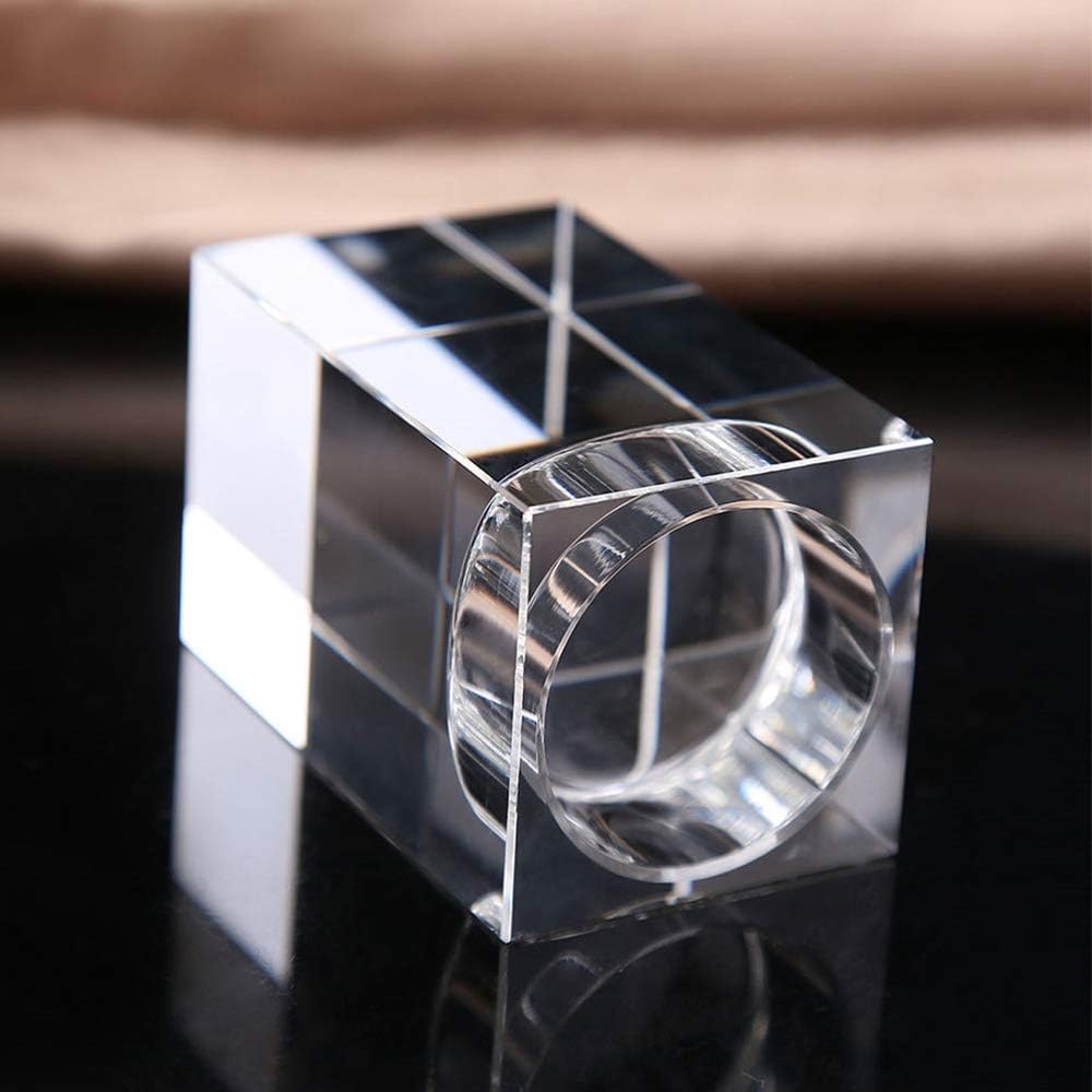 T-LIGHT SQUARE CRYSTAL CLEAR 2X2