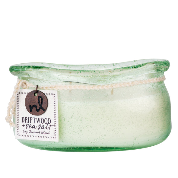 DRIFTWOOD & SEA SALT 2 wick Candle - Vela