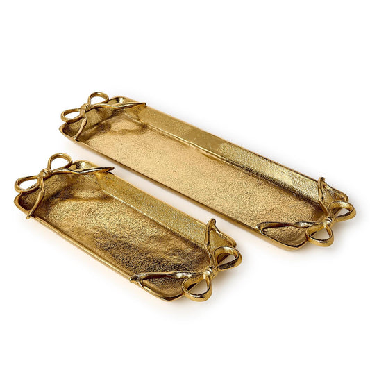Gold Bows Serving Trays - Bandejas