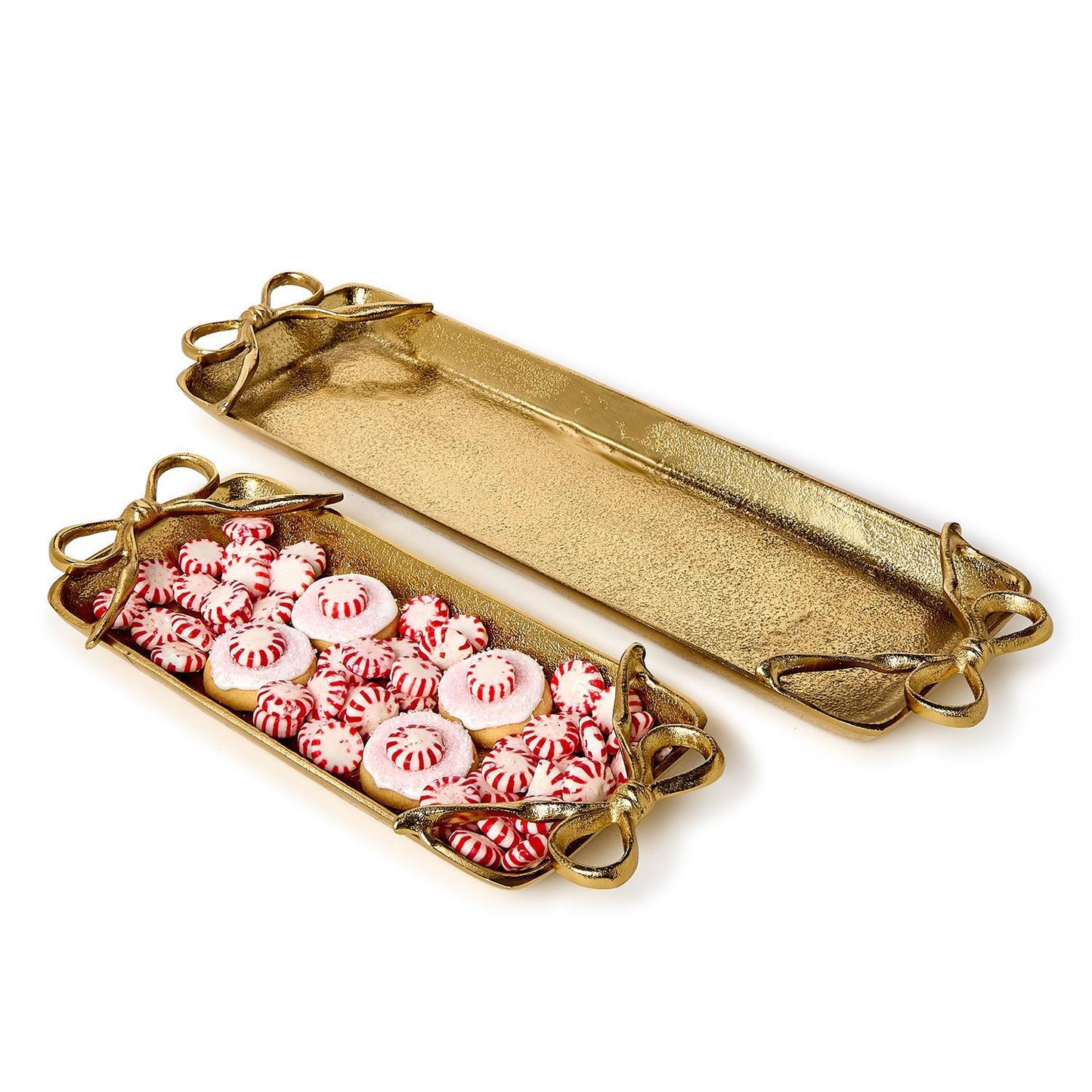 Gold Bows Serving Trays - Bandejas