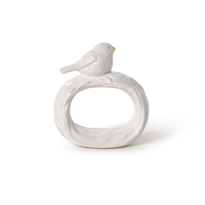Bird Napkin Rings in Gift Box, Set of 4 - Servilletero