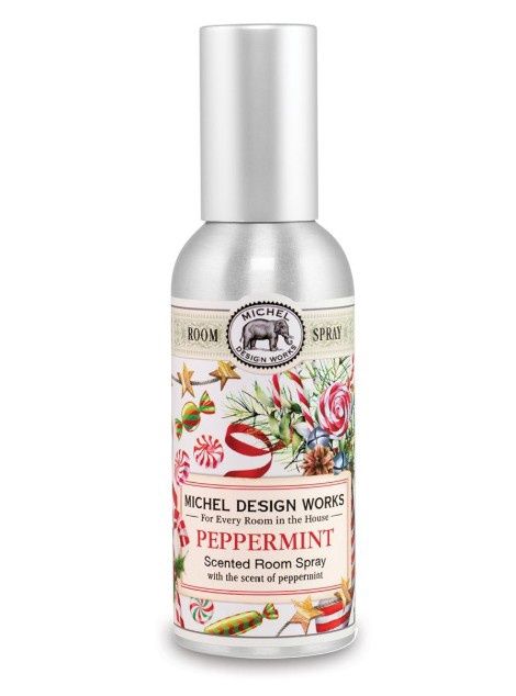 PEPPERMINT HOME FRAGRANCE SPRAY-Vidrio decorativo tipo caramelo de menta es un spray