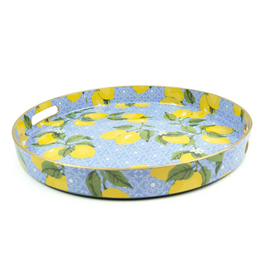 Round Tray - Lemon - Bandeja redonda