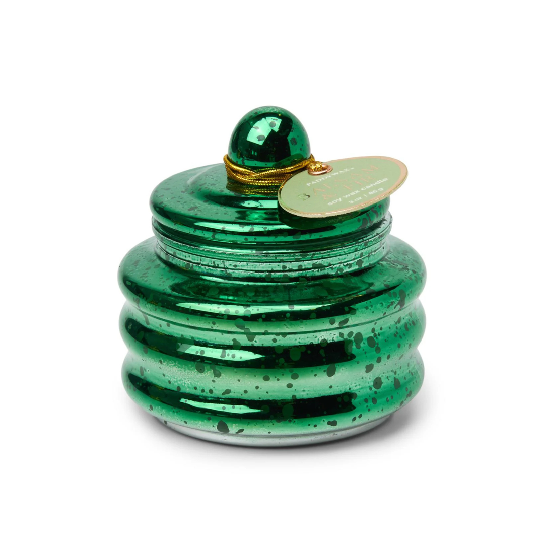 Balsam & Fir Glass Candle - Vela
