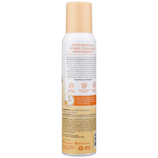 Citrus Magic Odor Eliminating Air Freshener Spray, Orange Blast